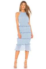 Light Blue Midi Dress