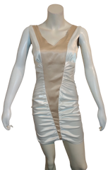 Solaris White Cocktail Dress Size M