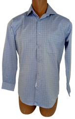 ALFANI Indigo Shirt 14 1/2, 32/33