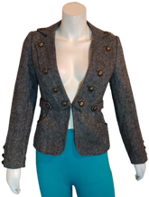 Twentyone Black Houndstooth Short Jacket