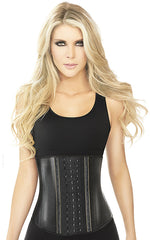 Ann Chery 3 Hook Black Metallic Waist Cincher