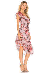 floral midi dress for womens