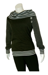 Lucky Striped and Solid Sweater