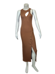 ALIX NYC Lorimer Dress in Cognac