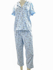 Charter Club Printed Capri Pants Pajama Set Mini Floral