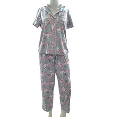 Charter Club Printed Capri Pants Pajama Set Bouquet