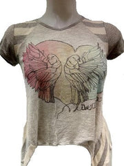 Libertalia Gray/Cream Blouse