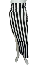 Urvana Black/White Striped Skirt