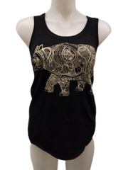 Libertalia Black "Rhino" Tank Top