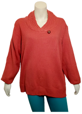 Pink American Sweetheart Button Sweater