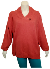 Pink American Sweetheart Button Sweater