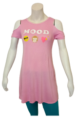 Pink Mood Printed Tank Top