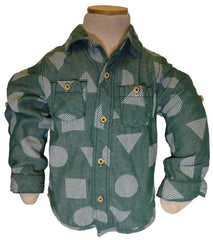 Green/Gray Genuine Kids Top