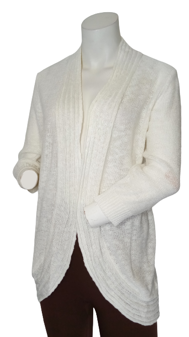 Tudor Court Wrap Sweater Cream