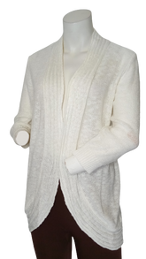 Tudor Court Wrap Sweater Cream