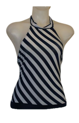 Navy/White Mar-Q Striped Top