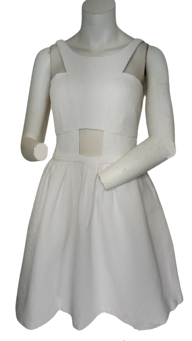 Minuet cutout squares dress