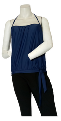 Navy Tankini Style Swim Top