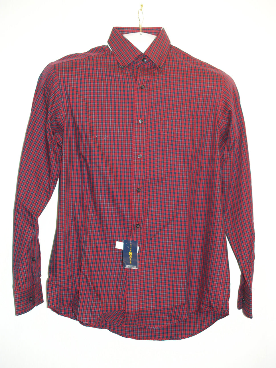 Club Room Men's Red Dress Shirt