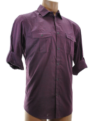 Alfani Men Port Warren Long Sleeve Shirt Large