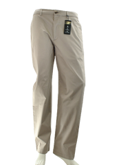 Alfani Men Khaki AlfaTech Stretch Flat Front Chino 33X30