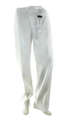 Alfani Men Bright White Linen Stretch Pant 40X30