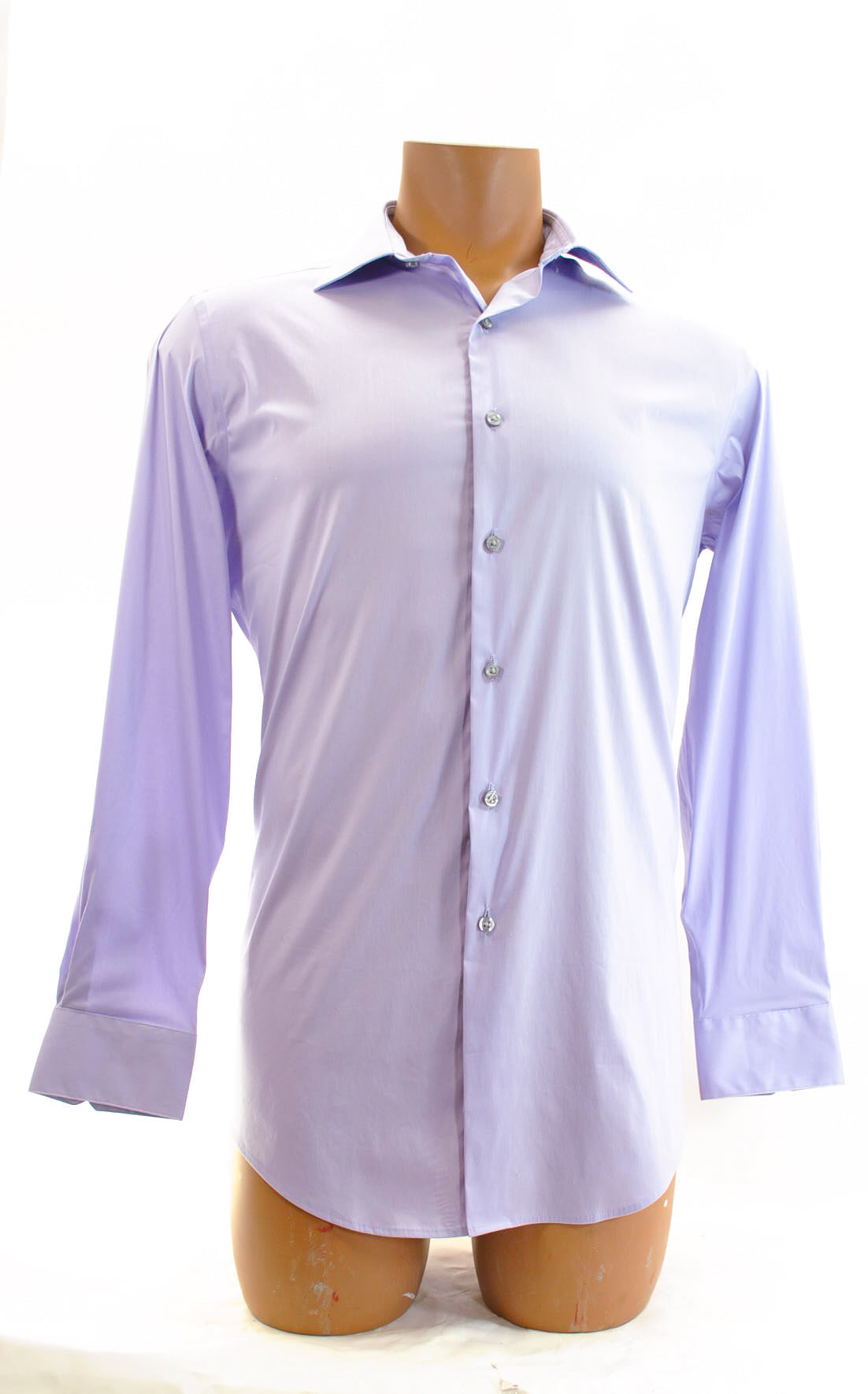 Alfani Men Lavender Fashion Long Sleeve Shirt 15-15 1/2, 32/33
