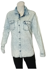 Carmar Denim Long Sleeve Top