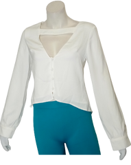 White Ecru Studios Buttoned Top