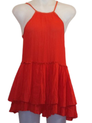 Lulu's Orange Layered Dress