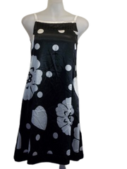 Minuet Black/White Shiny Dress