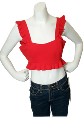 Red Etophe Studios Ruffled Top