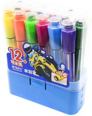 M&G Stamp Watercolor Pen Hexagon Washable 12 colors (1 per pack)