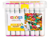 M&G Soft Brush Double-Tip Round Marker 48 colors (1 per pack)