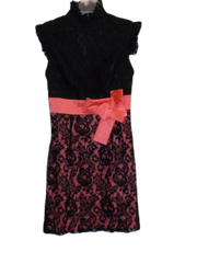 Minuet Black/Salmon Dress