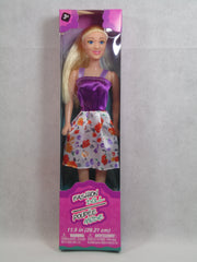 Fashion Doll Poupee Mode - Pink Floral Dress