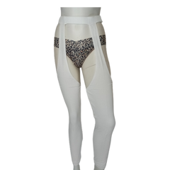 Diva General Collection White Chaps Women's Lingerie - Large