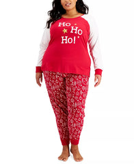Family Pajamas Mens & Women Ornament Print Pajama Set