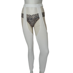 Diva General Collection White Women's Chaps - Small