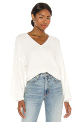  Balloon Sleeve Sweater 