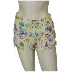 Rumor Boutique Women’s Multicolor Leaves Shorts, Size Medium