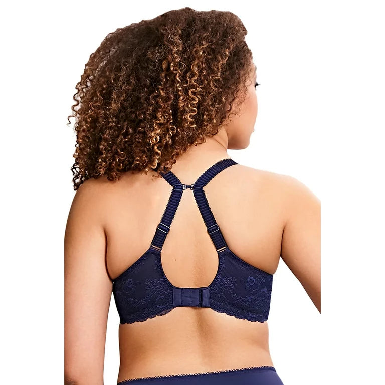 Sculptresse by Panache Sasha Plus Size Plunge Lace Bra Ink