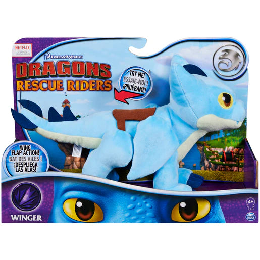 DreamWorks Dragons Rescue Riders - Winger 15-Inch Soft Toy