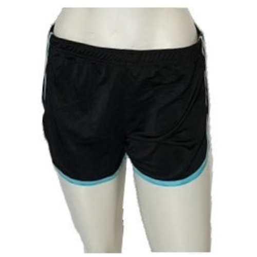 Active8 Black Women's Shorts with Drawstring - XL