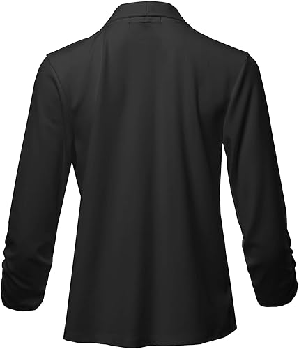 Lily Black Open Cardigan