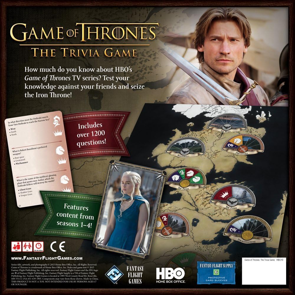 HBO Game Of Thrones - The Trivia Game