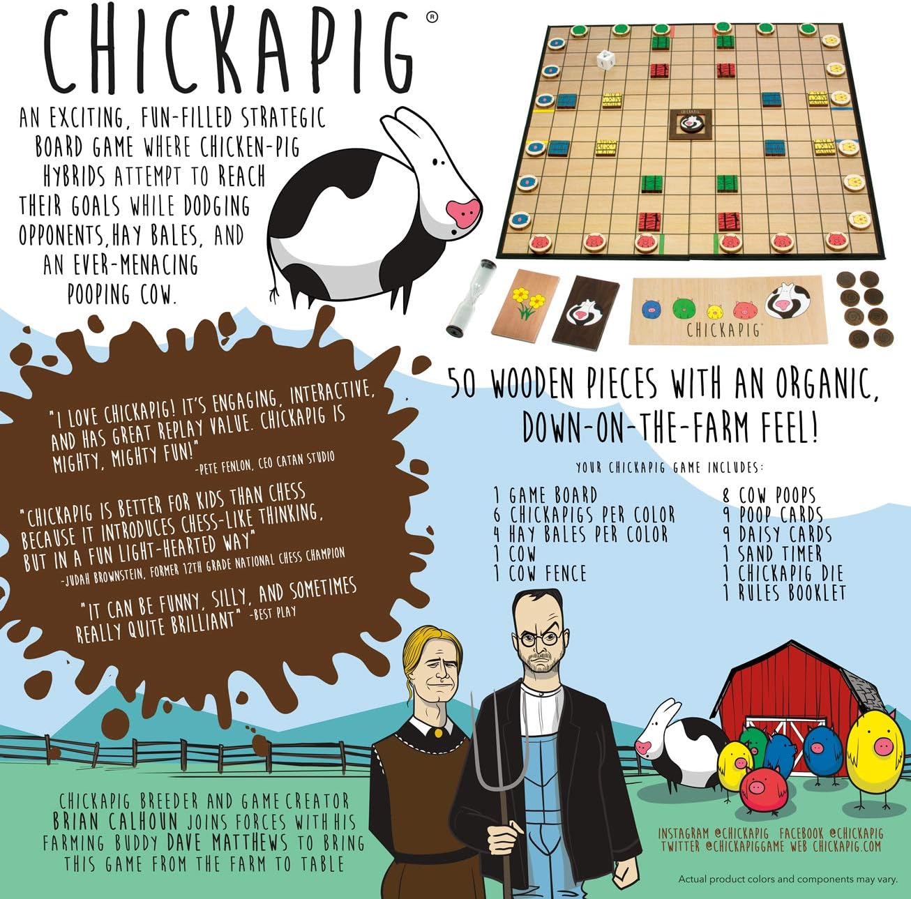 Buffalo Games - Chickapig Board Game