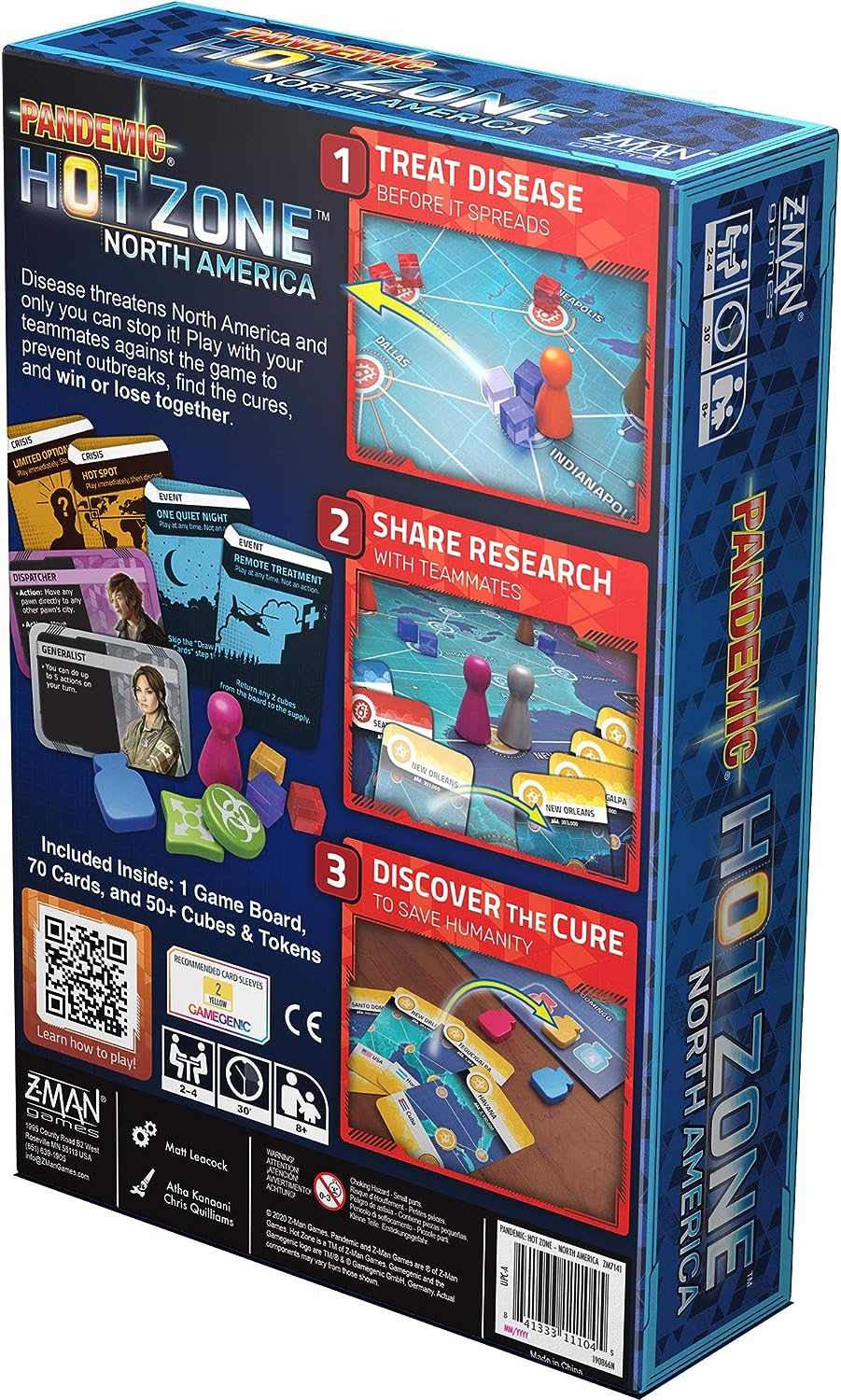 Z-Man Games - Pandemic Hot Zone – North America