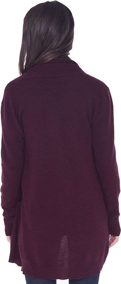 JM Collection Wine Wrap Sweater