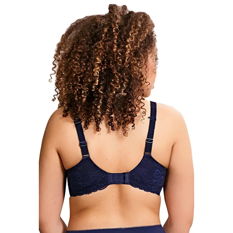 Sculptresse by Panache Sasha Plus Size Plunge Lace Bra Ink